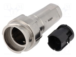 Connector: circular; plug; male; PIN: 32; w/o contacts; for cable