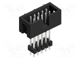 Connector: pin strips; pin header; male; PIN: 10; 2.54mm; THT; 2x5