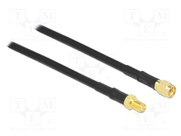 Cable; 10m; SMA male,SMA female; black; Øcable: 4.8mm; 50Ω