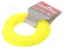 Trimmer line; L: 15m; Mat: nylon; Shape: round; Size: 2.7mm