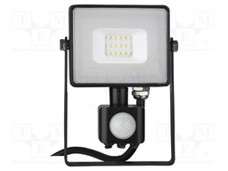 Lamp: LED flood light; 10W; 230VAC; neutral white; 100°; 4000K