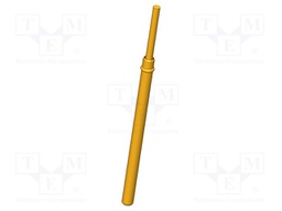 Test needle; Operational spring compression: 4mm; 8A; Ø: 1mm; 1.5N