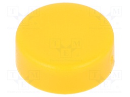 Button; 10mm; round; yellow; Application: 1241.16