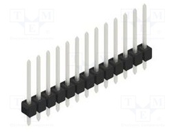 Connector: pin strips; pin header; male; PIN: 13; 2.54mm; THT; 1x13
