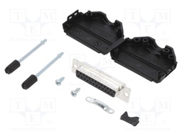 D-Sub; PIN: 25; female; unshielded; straight; soldering; for cable