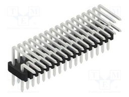 Connector: pin strips; pin header; male; PIN: 34; 1.27mm; THT; 2x17