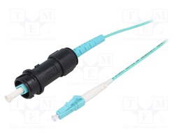 Connector: fiber optic; patchcord; PIN: 1; bayonet; Buccaneer 4000