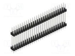 Connector: pin strips; pin header; male; PIN: 52; 2.54mm; THT; 2x26