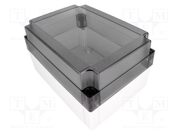 Enclosure: multipurpose; X: 130mm; Y: 180mm; Z: 100mm; MNX; grey; IK08