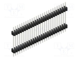 Connector: pin strips; pin header; male; PIN: 26; 1.27mm; THT; 1x26