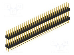 Connector: pin strips; pin header; male; PIN: 62; 2.54mm; SMT; 2x31