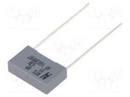 Capacitor: polypropylene; 10nF; 15mm; ±5%; 18x5x11mm; -55÷105°C
