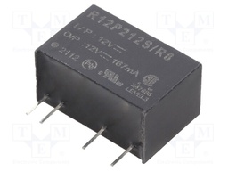 Converter: DC/DC; 2W; Uin: 10.8÷13.2V; Uout: 12VDC; Iout: 167mA; SIP7