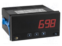 Meter: programmable; digital,programmable; on panel; LED; 4 digit