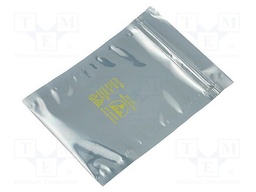 Protection bag; ESD; L: 304mm; W: 203mm; D: 79um; Features: self-seal
