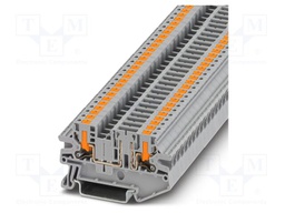 Splice terminal: rail; PTV; 20A; 400V; push-in; PA; L: 36.9mm