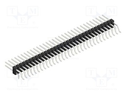 Connector: pin strips; pin header; male; PIN: 64; 2.54mm; SMT,THT