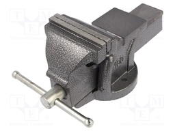 Tool: vice; Mat: iron alloy; 100mm; V: with anvil; Kind: bench; 6kg