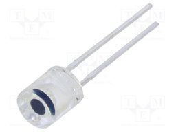 Phototransistor; 5mm; λp max: 520nm; 60V; Lens: transparent; 50mW