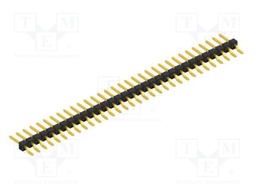 Connector: pin strips; pin header; male; PIN: 32; 2.54mm; SMT; 1x32