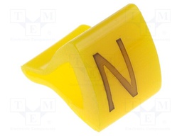 Markers for cables and wires; Label symbol: N; 1.7÷3.5mm; H: 7mm