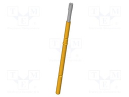 Test needle; Operational spring compression: 4mm; 5A; Ø: 1.5mm