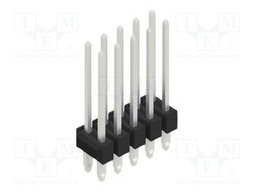 Connector: pin strips; pin header; male; PIN: 10; 2.54mm; THT; 2x5