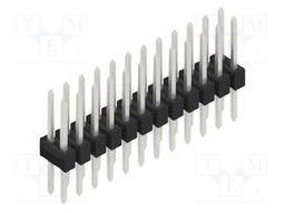 Connector: pin strips; pin header; male; PIN: 24; 2.54mm; THT; 2x12