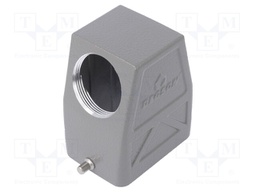 Enclosure: for HDC connectors; size D6B; for cable; for latch