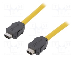 Cable: patch cord; ix Industrial plug x2; Cat: 6a; 0.4m; plug; plug