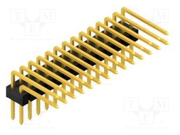 Connector: pin strips; pin header; male; PIN: 28; 2.54mm; THT; 2x14