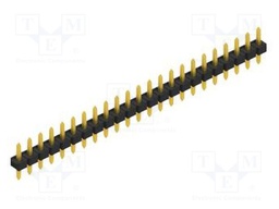 Connector: pin strips; pin header; male; PIN: 23; 2.54mm; THT; 1x23