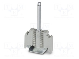 Cover profile carrier; L: 77.5mm; W: 9.5mm; H: 48.6mm; Body: grey