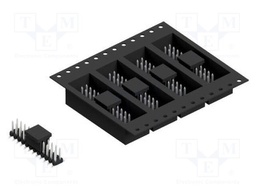 Connector: pin strips; pin header; male; PIN: 24; 2mm; SMT; 2x12