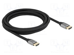 Cable; HDMI plug,both sides; textile; HDMI 2.1,Ultra High Speed