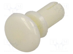 Rivet; polyamide; L.rivet: 7mm; Panel cutout diam: 4.1mm; UL94HB