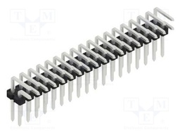 Connector: pin strips; pin header; male; PIN: 36; 2.54mm; THT; 2x18