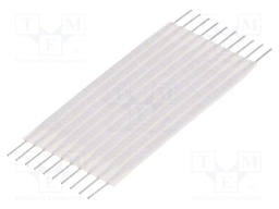 Connector: jumper cable; Cable ph: 1.27mm; L: 25.4mm; straight