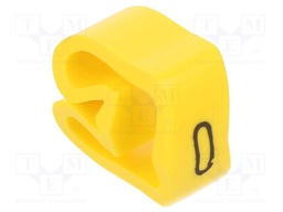 Markers for cables and wires; Label symbol: 0; 8÷16mm; PVC; PA