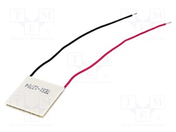 Module: Peltier; 14.6V; 4.3A; 30x30x3.3mm; 36W; Mat: Al2O3; 16AWG