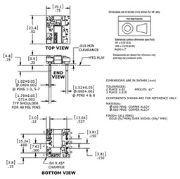 Converter: DC/DC; 30W; Uin: 36÷75V; Uout: 12VDC; Iout: 2.5A; DIP; THT