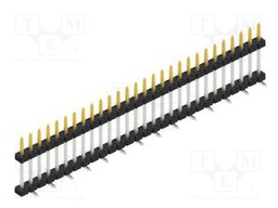 Connector: pin strips; pin header; male; PIN: 28; 2mm; SMT; 1x28
