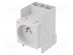 F-type socket; 230VAC; 16A; DIN