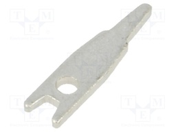 Solder lug; THT; brass; tinned