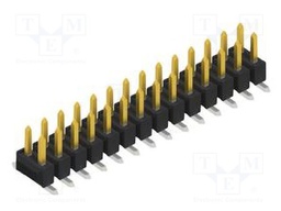 Connector: pin strips; pin header; male; PIN: 28; 2.54mm; SMT; 2x14