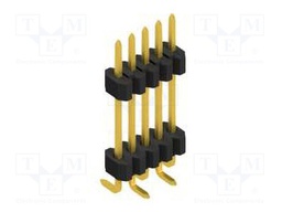 Connector: pin strips; pin header; male; PIN: 5; 1.27mm; SMT; 1x5
