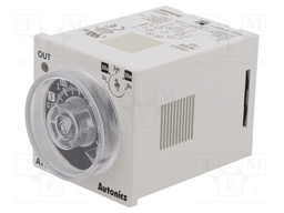 Timer; 0,3s÷3h; relay; 250VAC/3A,30VDC/3A; Usup: 100÷240VAC; PIN: 8