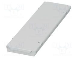 Cover; grey; UL94V-0; BC 161,6; polycarbonate; X: 161.6mm; Y: 45mm