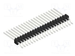 Connector: pin strips; pin header; male; PIN: 21; 1.27mm; SMT; 1x21