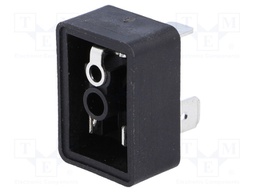 Connector: valve connector; socket; form B; 11mm; male; PIN: 3; 250V
